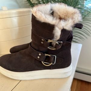 J Slides Nelly Faux Fur Boot